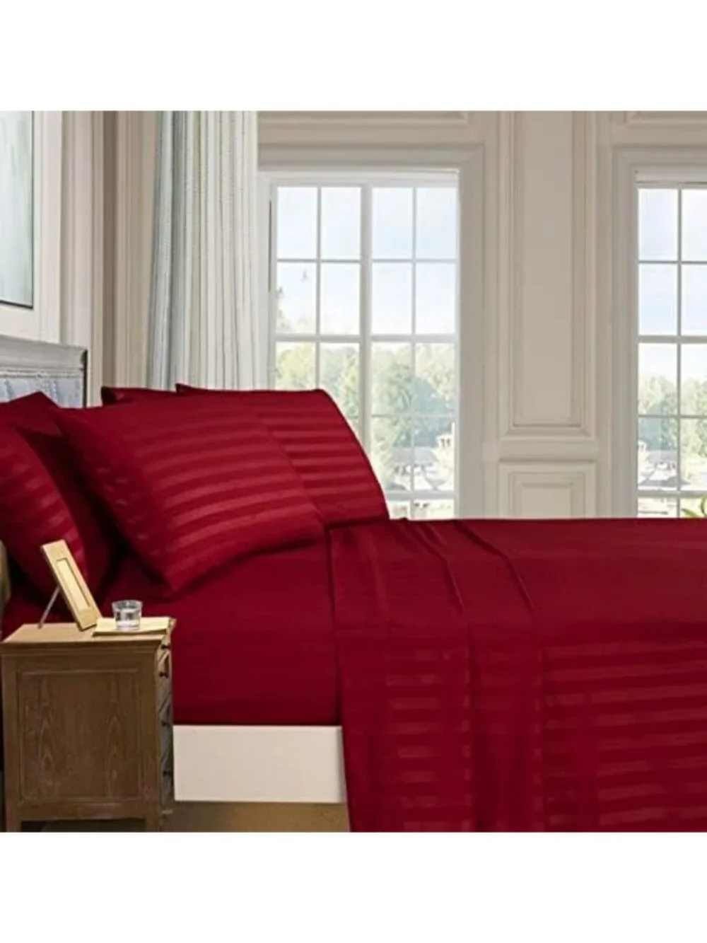 Luxurious 6-Piece King Sheet Set - 1500 Thread Count, Soft, Wrinkle Resistant